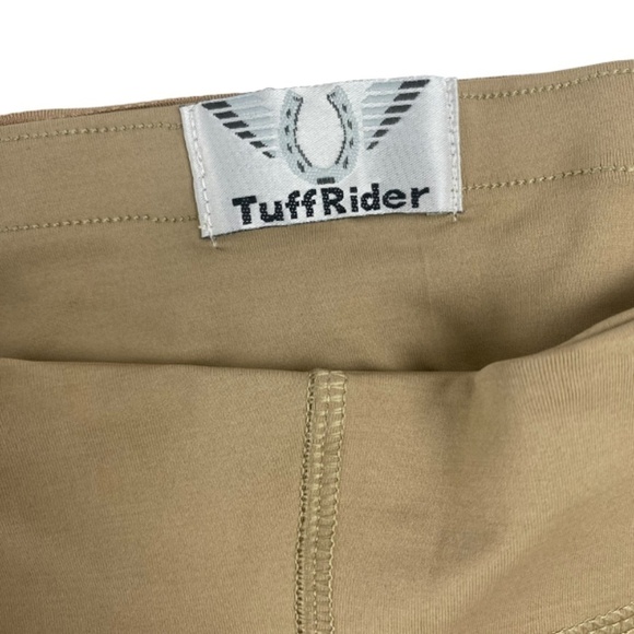 TuffRider Ladies Ventilated Schooling Tights in Beige Size S - Picture 7 of 10